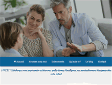 Tablet Screenshot of gersende-gollier.com